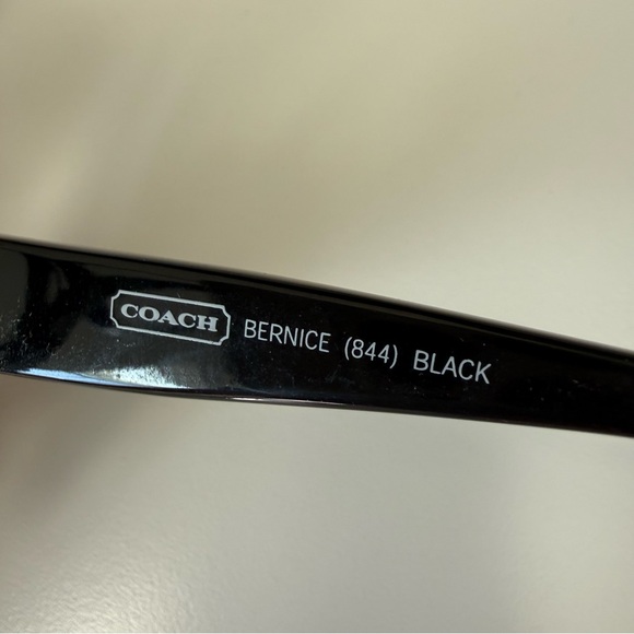 Coach BERNICE (844) Black 49-15-135 Plastic Full Rim Eyeglasses Frame - Picture 8 of 8